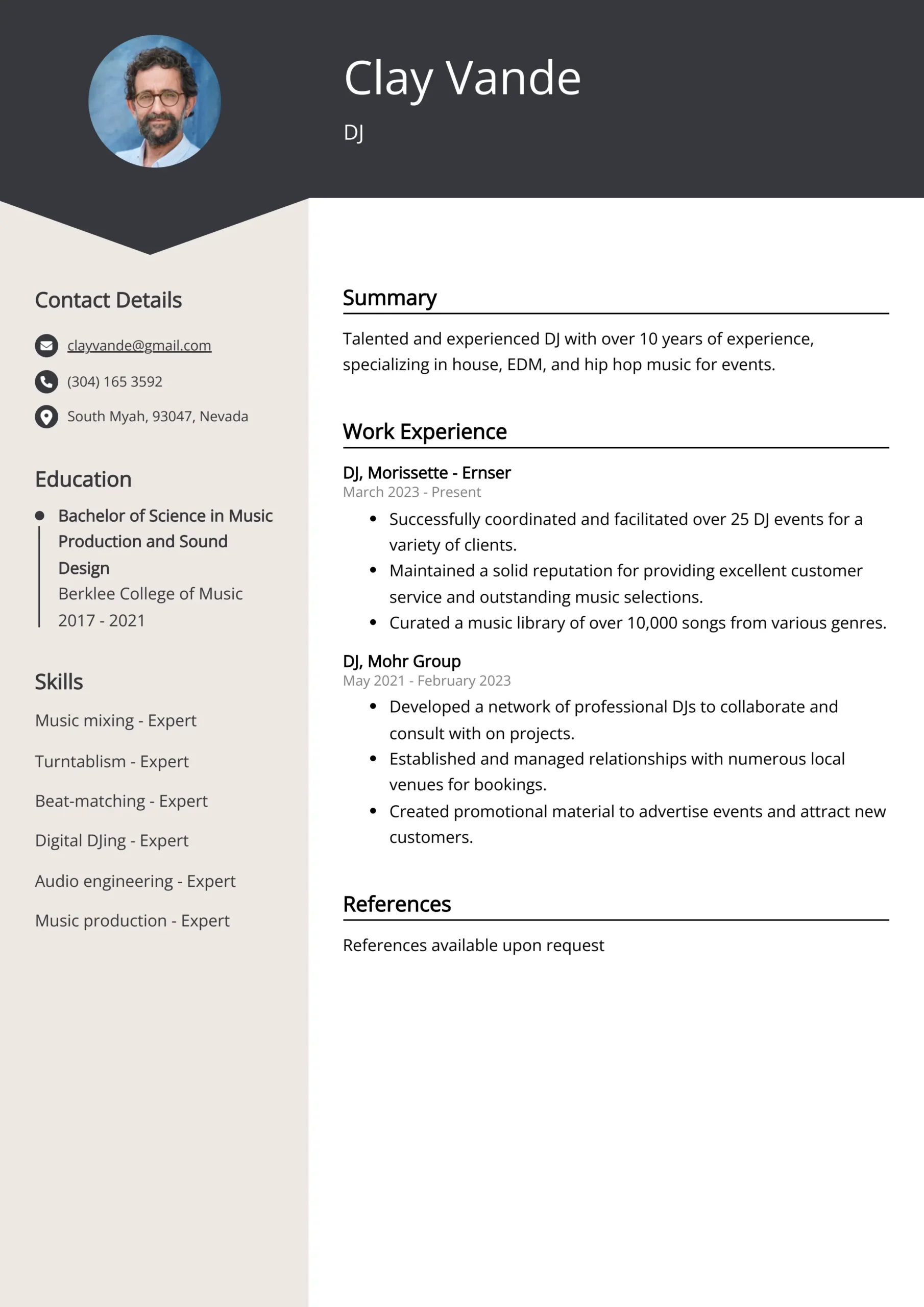 Cómo Crear un Curriculum Vitae Impecable para DJ - Cómo hacer una descripción de DJ curriculum de un dj - Cómo hacer una descripción de DJ