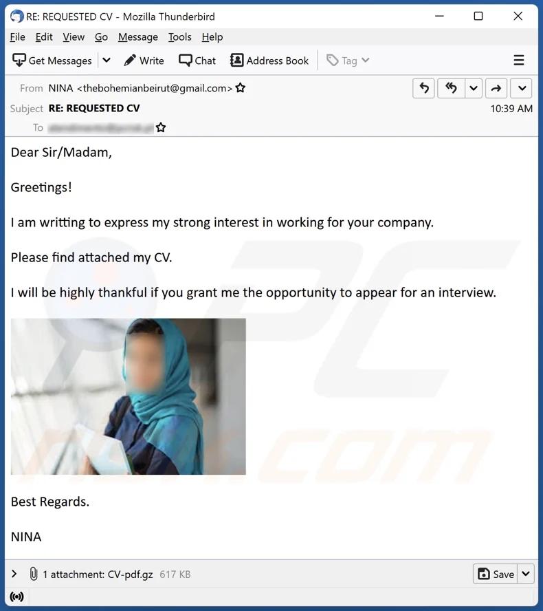 please find enclosed my cv in application - What does please find my CV attached for your reference mean